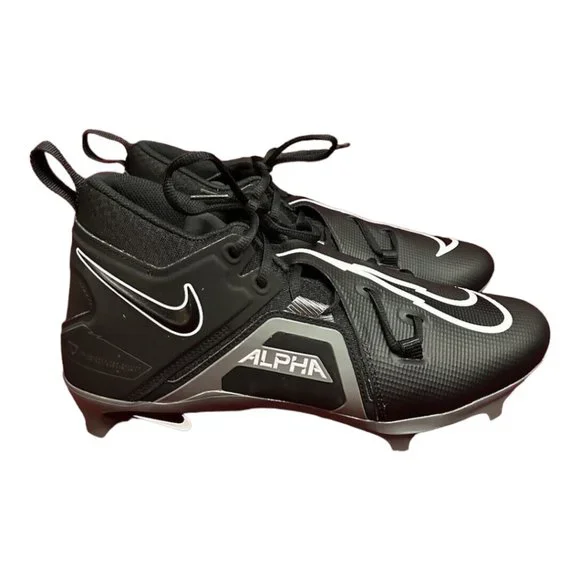Nike Mens Alpha Menace Pro 3 Shadow Black Football Cleats NEW Amazon.com | Nike Alpha Menace Pro 3  main image 2